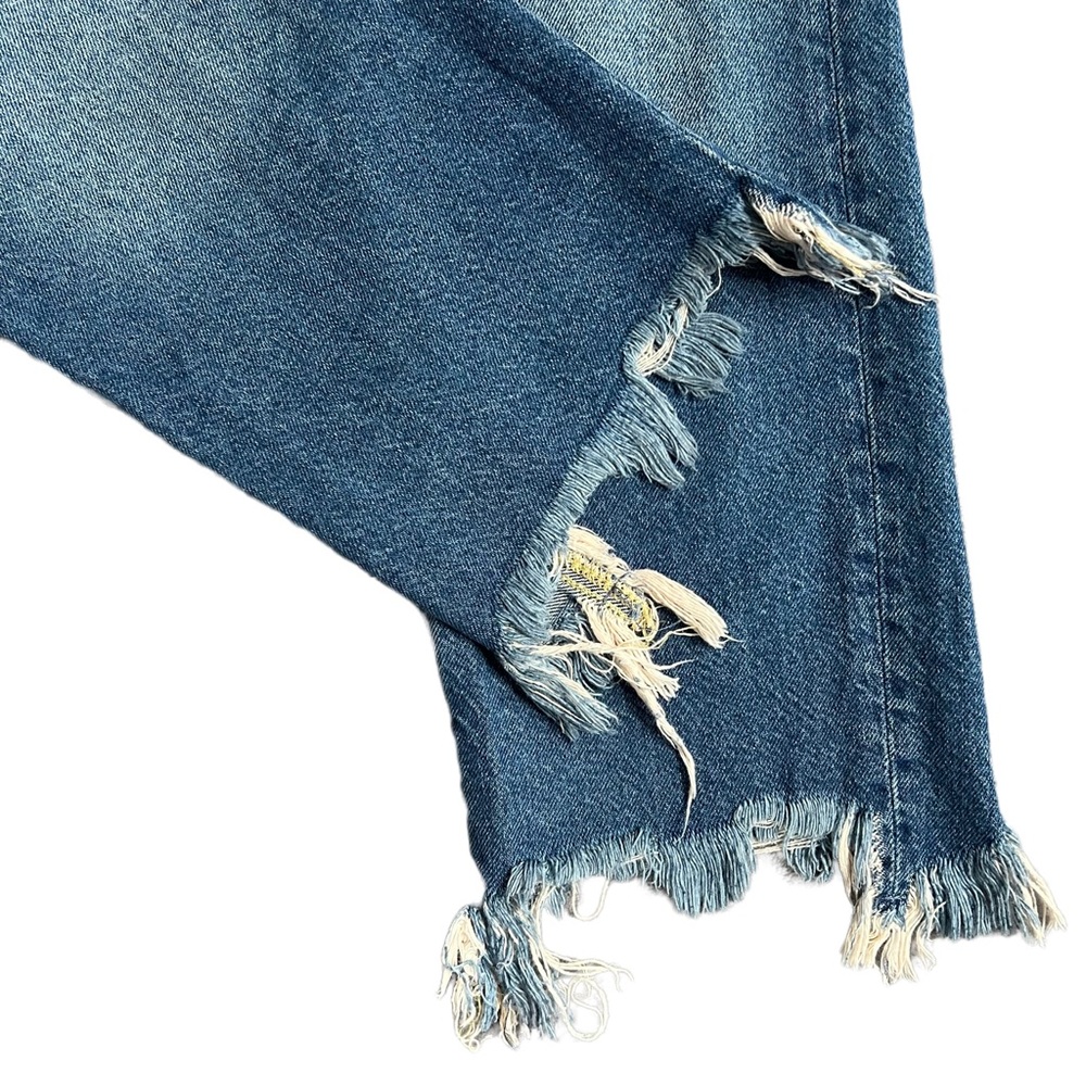 Distressed Blue Jeans - Picture 3 of 10